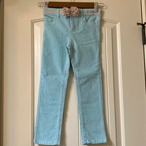Light Blue Kids Pants with Grey Accents